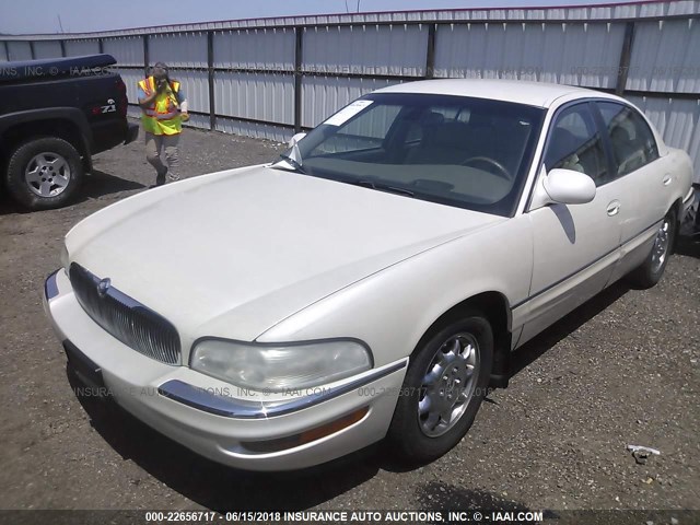 1G4CU541X14203498 - 2001 BUICK PARK AVENUE ULTRA WHITE photo 2