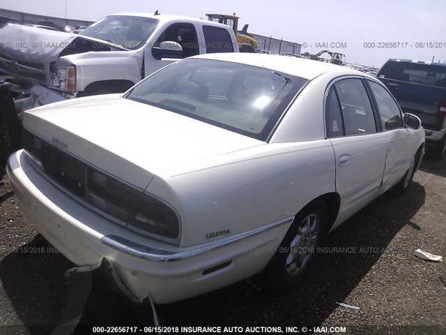 1G4CU541X14203498 - 2001 BUICK PARK AVENUE ULTRA WHITE photo 4