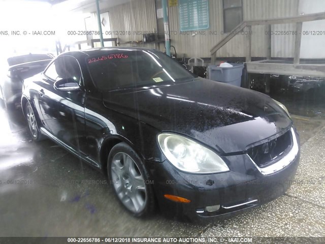 JTHFN48Y769001839 - 2006 LEXUS SC 430 BLACK photo 1