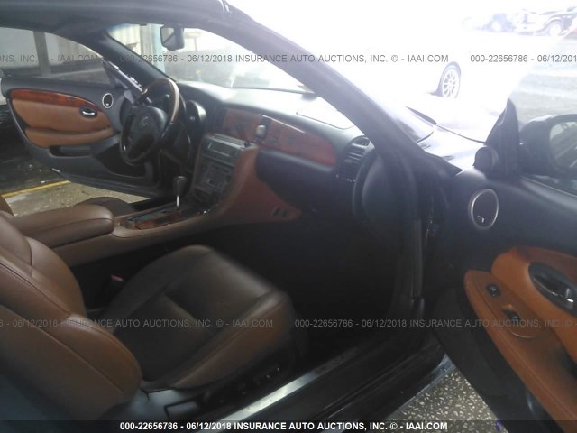 JTHFN48Y769001839 - 2006 LEXUS SC 430 BLACK photo 5