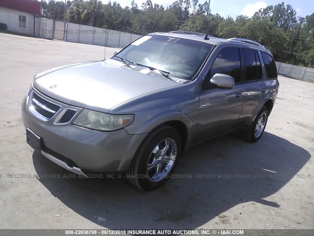 5S3ET13S372800185 - 2007 SAAB 9-7X 4.2I GRAY photo 2