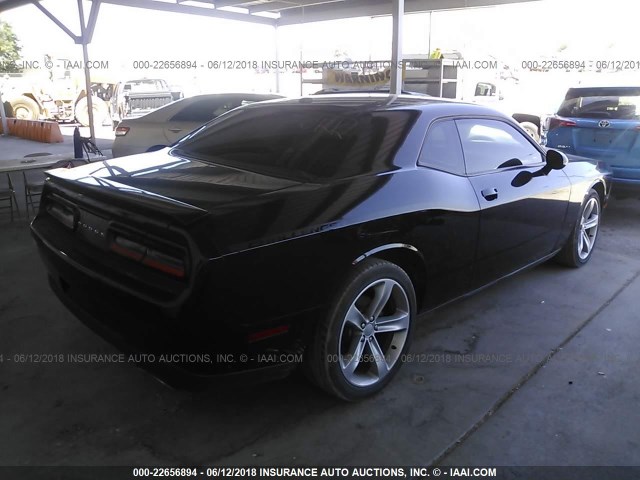 2C3CDZAG8FH895411 - 2015 DODGE CHALLENGER SXT BLACK photo 4