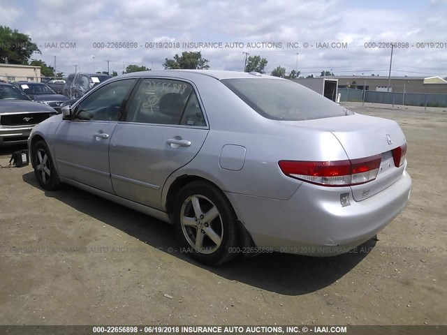 1HGCM56884A006397 - 2004 HONDA ACCORD EX SILVER photo 3