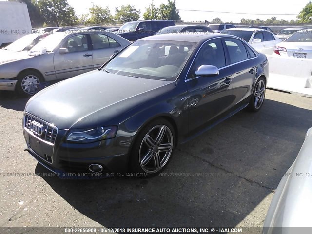 WAUBGAFL6AA085902 - 2010 AUDI S4 PREMIUM PLUS GRAY photo 2