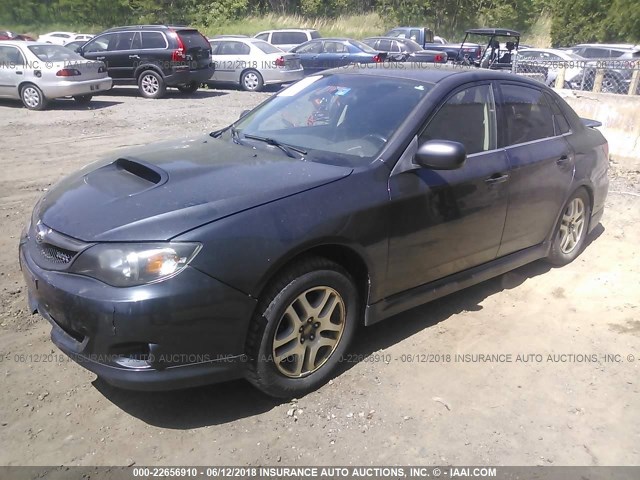 JF1GE76659G504218 - 2009 SUBARU IMPREZA WRX GRAY photo 2