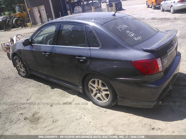 JF1GE76659G504218 - 2009 SUBARU IMPREZA WRX GRAY photo 3