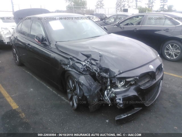 WBA8E9C53GK603472 - 2016 BMW 328 I SULEV BLACK photo 1