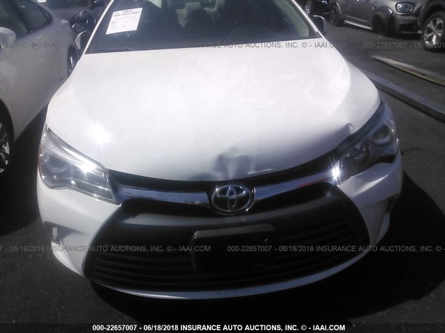 4T4BF1FK2FR478610 - 2015 TOYOTA CAMRY LE/XLE/SE/XSE WHITE photo 6