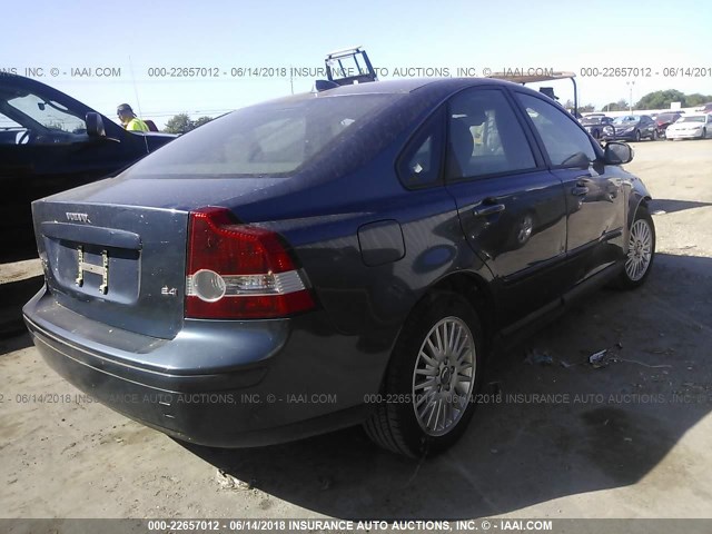 YV1MS382672269552 - 2007 VOLVO S40 2.4I BLUE photo 4