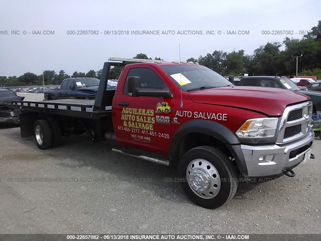 3C7WRMDL4EG115136 - 2014 RAM 5500 RED photo 1