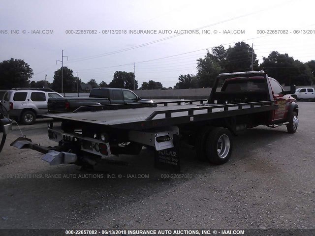 3C7WRMDL4EG115136 - 2014 RAM 5500 RED photo 4