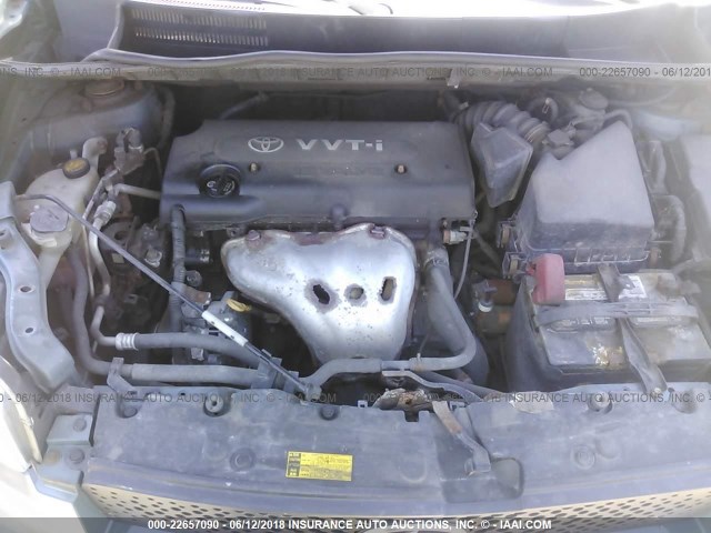 JTLKE50E081014428 - 2008 TOYOTA SCION XB 蓝色 照片 10