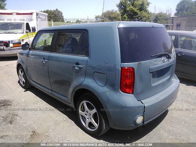 JTLKE50E081014428 - 2008 TOYOTA SCION XB 蓝色 照片 3