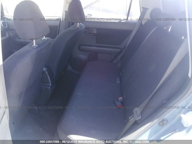 JTLKE50E081014428 - 2008 TOYOTA SCION XB 蓝色 照片 8