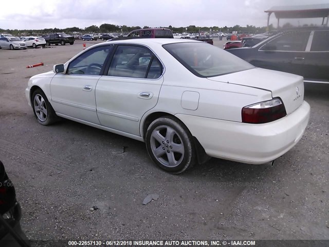 19UUA568X3A089455 - 2003 ACURA 3.2TL TYPE-S WHITE photo 3