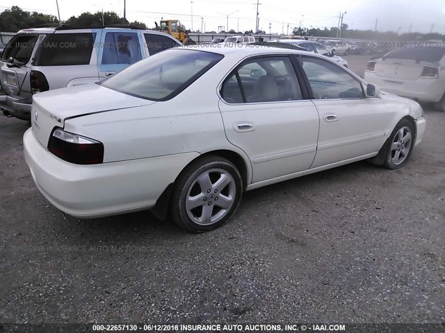 19UUA568X3A089455 - 2003 ACURA 3.2TL TYPE-S WHITE photo 4