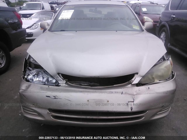 4T1BE32K44U885405 - 2004 TOYOTA CAMRY LE/XLE/SE ბეჟი ფოტო 6