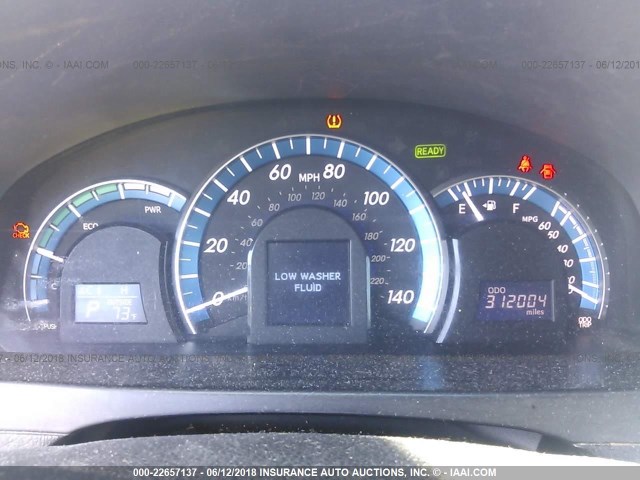 4T1BD1FK3CU048001 - 2012 TOYOTA CAMRY HYBRID/LE/XLE 黄色 照片 7