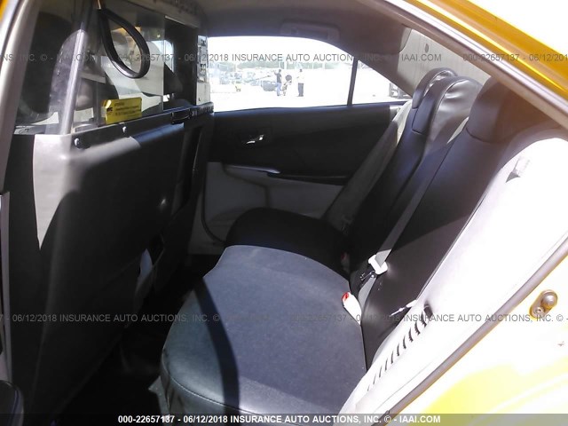 4T1BD1FK3CU048001 - 2012 TOYOTA CAMRY HYBRID/LE/XLE 黄色 照片 8