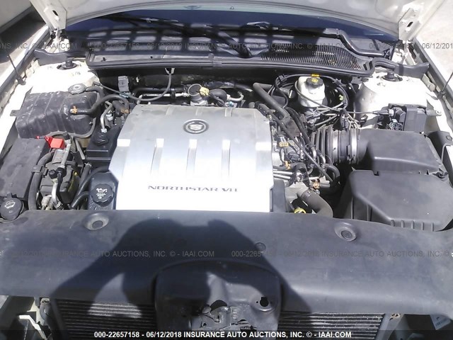 1G6KD54Y64U125693 - 2004 CADILLAC DEVILLE WHITE photo 10