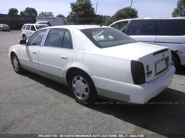 1G6KD54Y64U125693 - 2004 CADILLAC DEVILLE WHITE photo 3