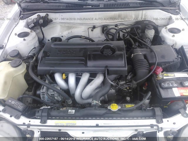 1NXBR12E5YZ365111 - 2000 TOYOTA COROLLA VE/CE/LE 白色 照片 10