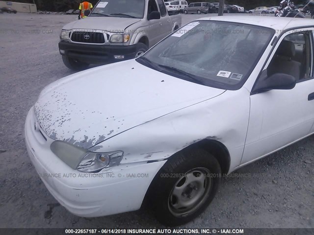 1NXBR12E5YZ365111 - 2000 TOYOTA COROLLA VE/CE/LE 白色 照片 6