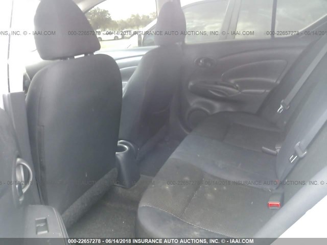 3N1CN7AP6CL855167 - 2012 NISSAN VERSA S/SV/SL SILVER photo 8