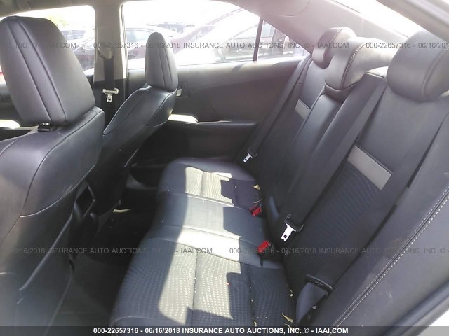 4T1BF1FK2CU579149 - 2012 TOYOTA CAMRY SE/LE/XLE 银色 照片 8