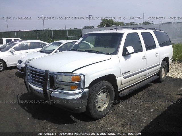 1GKFK16Z22J134462 - 2002 GMC YUKON XL K1500 WHITE photo 2