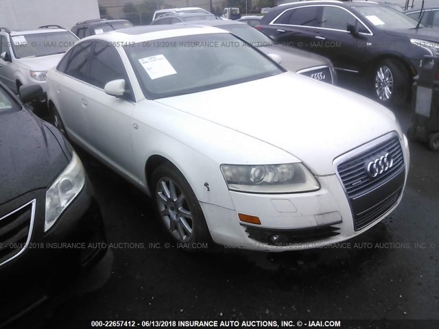 WAUDG74F15N105562 - 2005 AUDI A6 3.2 QUATTRO WHITE photo 1