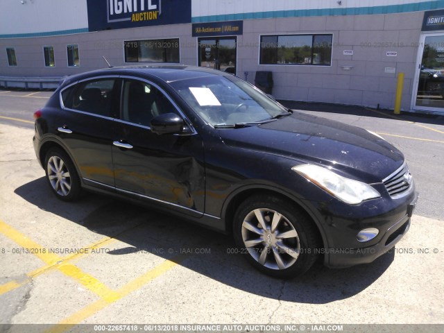 JNKAJ09F68M350339 - 2008 INFINITI EX35 JOURNEY BLACK photo 1