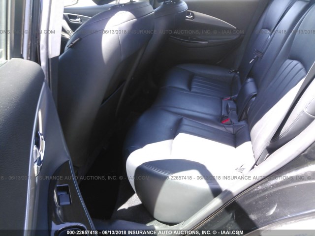 JNKAJ09F68M350339 - 2008 INFINITI EX35 JOURNEY BLACK photo 8