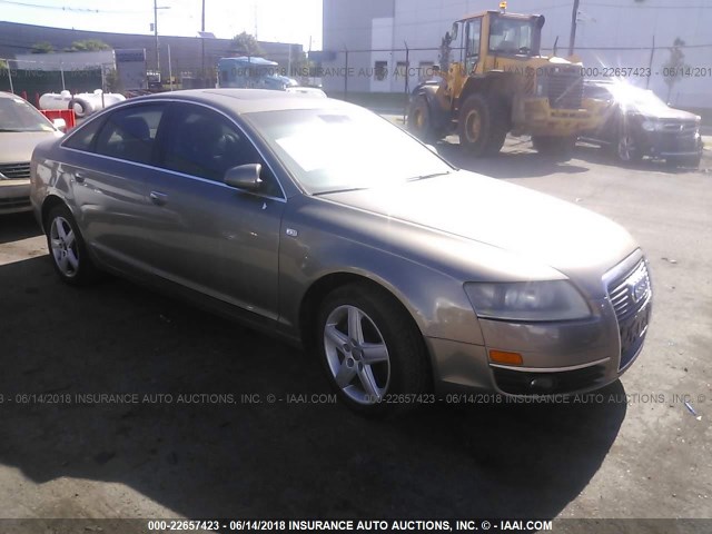 WAUDG74FX6N034198 - 2006 AUDI A6 3.2 QUATTRO TAN photo 1