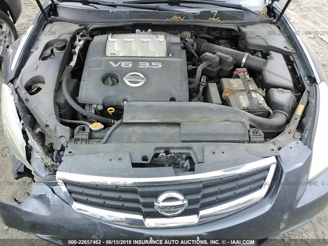 1N4BA41E47C826792 - 2007 NISSAN MAXIMA SE/SL GRAY photo 10