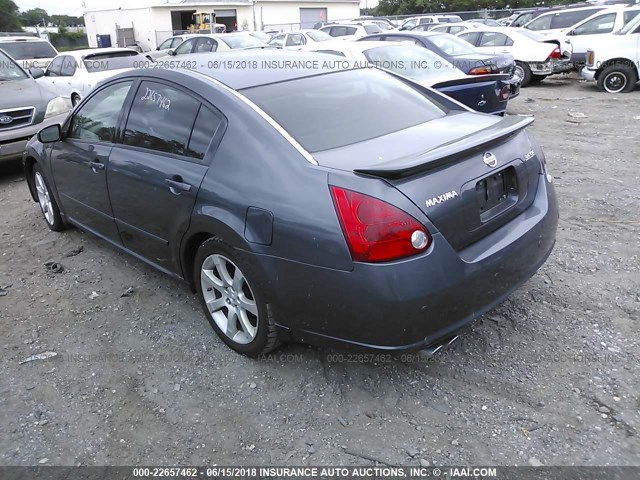 1N4BA41E47C826792 - 2007 NISSAN MAXIMA SE/SL GRAY photo 3