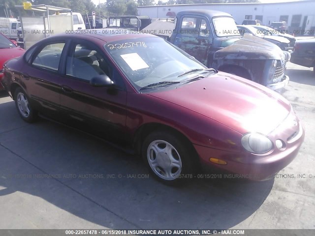 1FALP52UXVA211252 - 1997 FORD TAURUS GL RED photo 1