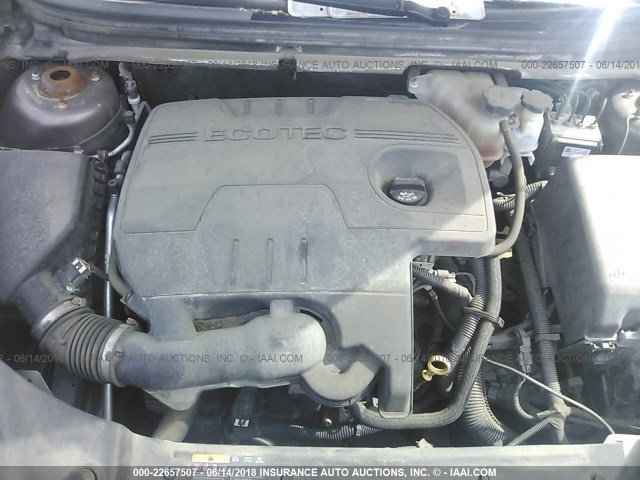 1G1ZB5E05CF103545 - 2012 CHEVROLET MALIBU LS GRAY photo 10