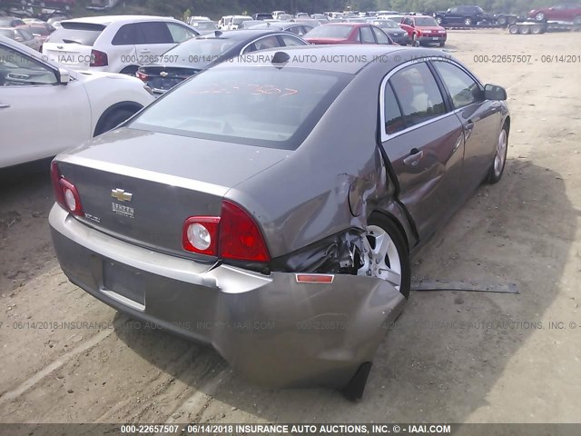 1G1ZB5E05CF103545 - 2012 CHEVROLET MALIBU LS GRAY photo 4