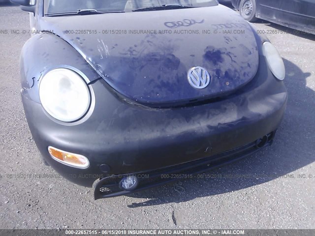 3VWDD21C6YM468119 - 2000 VOLKSWAGEN NEW BEETLE GLX 蓝色 照片 6