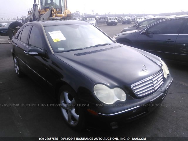 WDBRF54H16A846769 - 2006 MERCEDES-BENZ C GENERATION 2006 280 BLACK photo 1