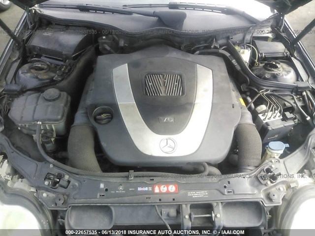 WDBRF54H16A846769 - 2006 MERCEDES-BENZ C GENERATION 2006 280 BLACK photo 10