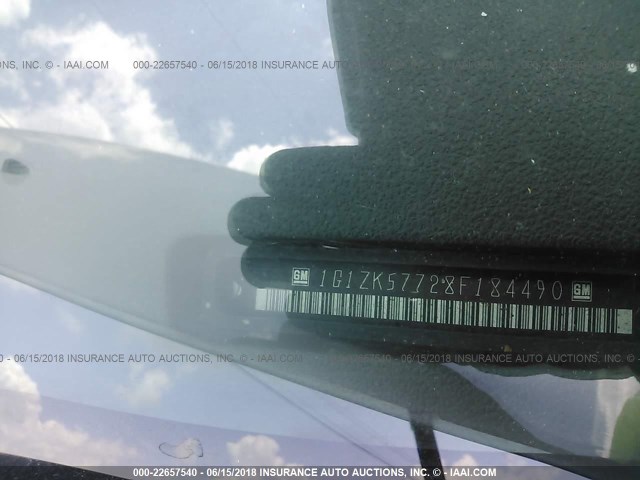 1G1ZK57728F184490 - 2008 CHEVROLET MALIBU LTZ 白色 照片 9