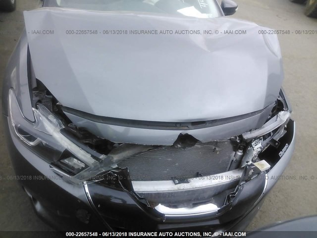 1N4AA6AP5HC441901 - 2017 NISSAN MAXIMA 3.5S/SV/SL/SR/PLAT GRAY photo 6