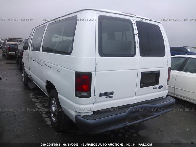 1FBNE3BL3ADA86256 - 2010 FORD ECONOLINE E350 SUPER DUTY WAGON WHITE photo 3