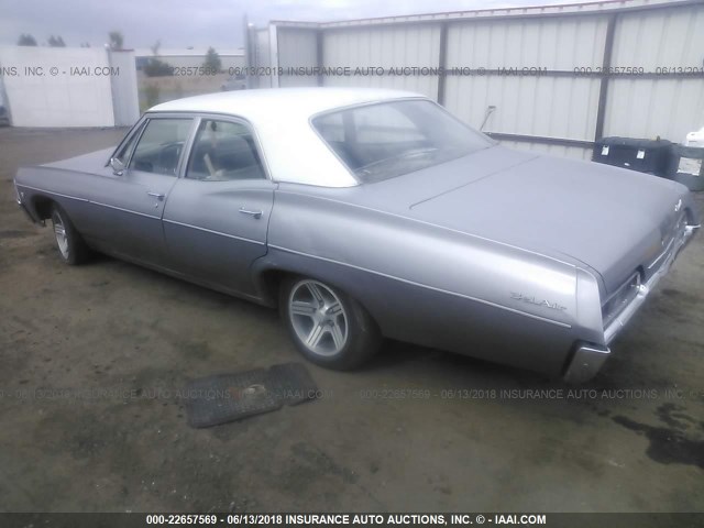 156697J225085 - 1967 CHEVROLET BISCAYNE GRAY photo 3