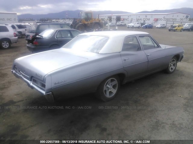 156697J225085 - 1967 CHEVROLET BISCAYNE GRAY photo 4