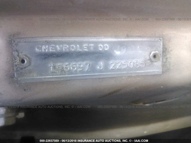 156697J225085 - 1967 CHEVROLET BISCAYNE GRAY photo 9