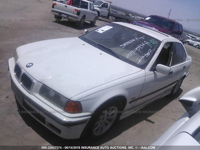 WBACC0324WEK25872 - 1998 BMW 318 I AUTOMATIC WHITE photo 2