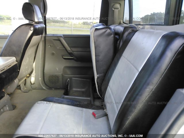 1N6BA07A25N578757 - 2005 NISSAN TITAN XE/SE/LE SILVER photo 8